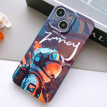 Load image into Gallery viewer, Painted Pattern Precise Hole PC Phone Case, For iPhone 15