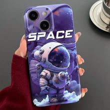 Load image into Gallery viewer, Painted Pattern Precise Hole PC Phone Case, For iPhone 15 Plus