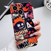 Load image into Gallery viewer, Painted Pattern Precise Hole PC Phone Case, For iPhone 15 Plus