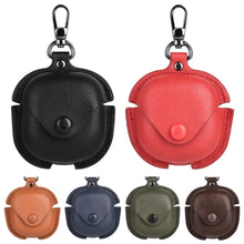 Load image into Gallery viewer, Leather TWS Earphone Protective Case with Hook, For Samsung Galaxy Buds Live / Pro