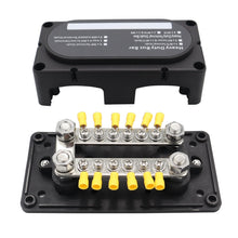 Load image into Gallery viewer, 150A 12-48V RV Yacht Modified Double Row 12-way M6 Terminal Busbar with 12pcs Terminals, CP-3158, CP-3159