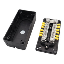 Load image into Gallery viewer, 150A 12-48V RV Yacht Modified Double Row 12-way M6 Terminal Busbar with 12pcs Terminals, CP-3158, CP-3159