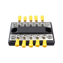 Load image into Gallery viewer, CP-4002 100A 48V RV Yacht Modified Double Row 5-way Busbar with 10pcs Terminals, CP-4002