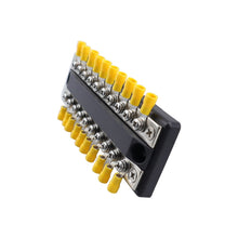 Load image into Gallery viewer, CP-4051 100A 48V RV Yacht Modified Double Row 10-way Busbar with 20pcs Terminals, CP-4051