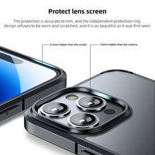 Load image into Gallery viewer, Ice-Crystal Matte TPU Hard PC Phone Case, For iPhone 15 Pro Max, For iPhone 15 Pro, For iPhone 15 Plus, For iPhone 15