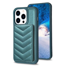 Load image into Gallery viewer, BF26 Wave Pattern Card Bag Holder Phone Case, For iPhone 14 Pro Max, For iPhone 15, For iPhone SE 2022 / 2020 / 8 / 7, For iPhone 13 Pro Max, For iPhone 13 Pro, For iPhone 12 / 12 Pro