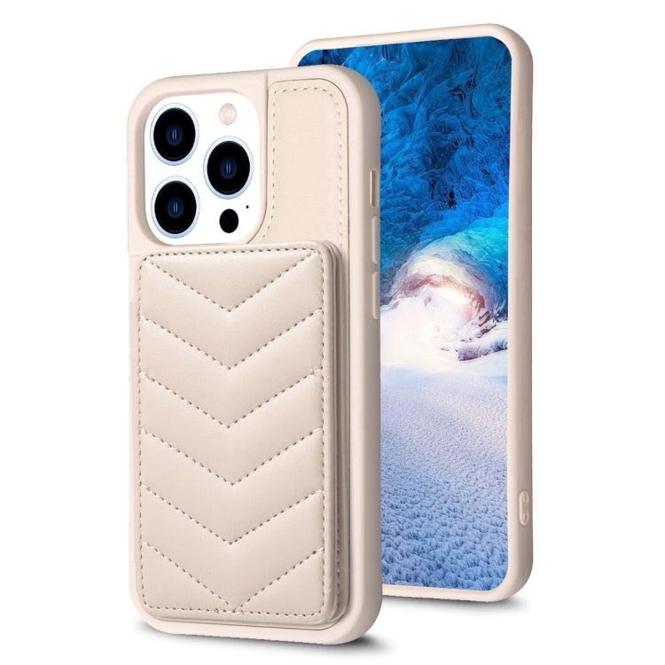 BF26 Wave Pattern Card Bag Holder Phone Case, For iPhone 14 Pro Max, For iPhone 15, For iPhone SE 2022 / 2020 / 8 / 7, For iPhone 13 Pro Max, For iPhone 13 Pro, For iPhone 12 / 12 Pro