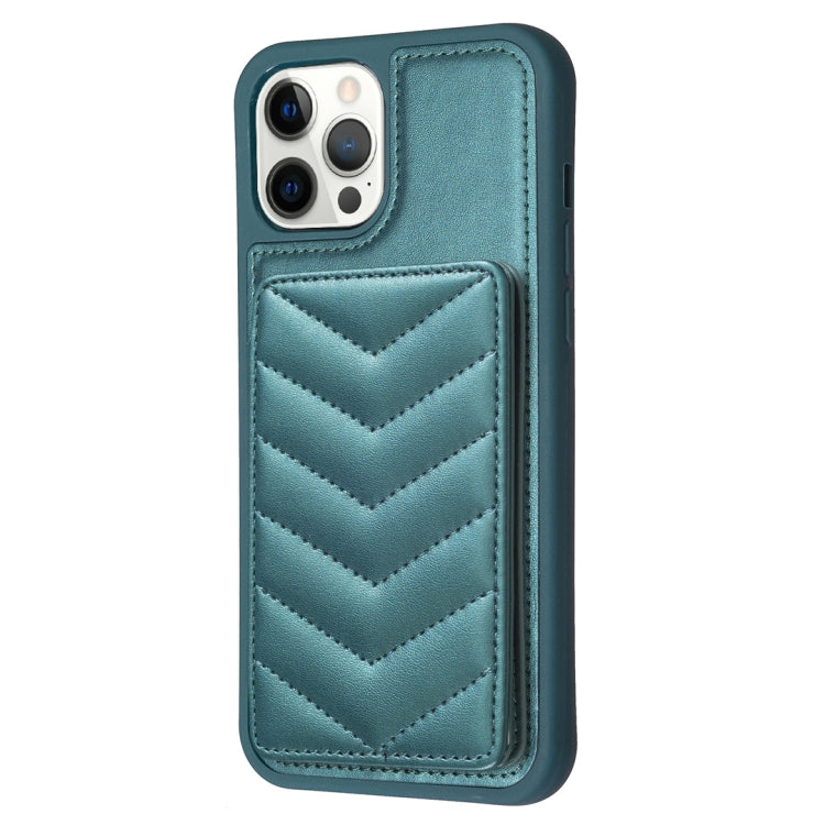 BF26 Wave Pattern Card Bag Holder Phone Case, For iPhone 12 Pro Max, For iPhone 11 Pro Max, For iPhone 11, For iPhone 11 Pro, For iPhone X / XS, For iPhone XR