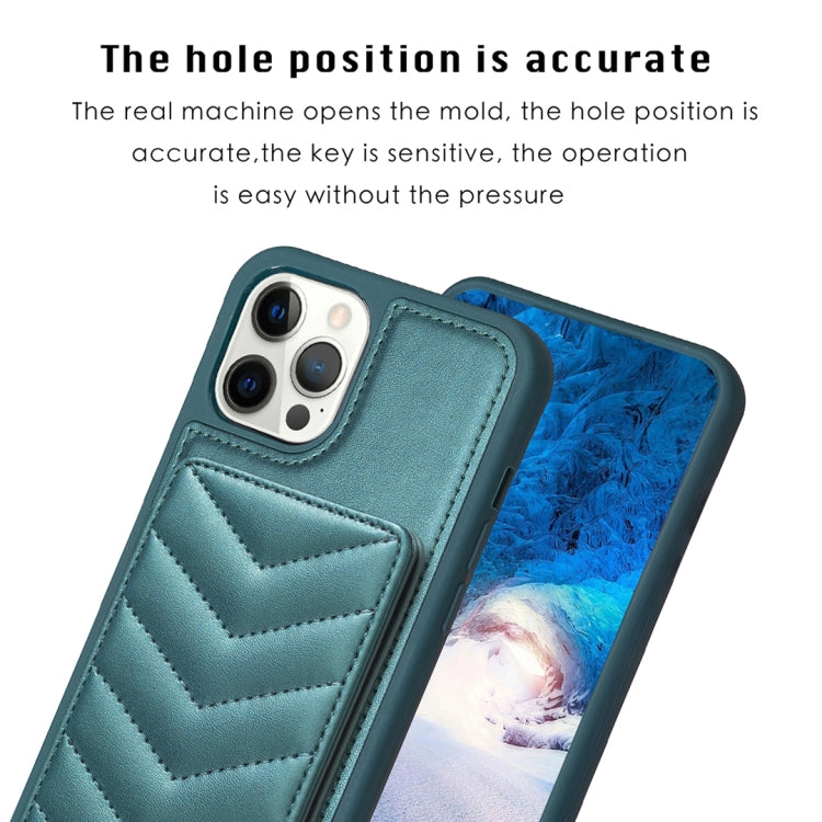 BF26 Wave Pattern Card Bag Holder Phone Case, For iPhone 12 Pro Max, For iPhone 11 Pro Max, For iPhone 11, For iPhone 11 Pro, For iPhone X / XS, For iPhone XR