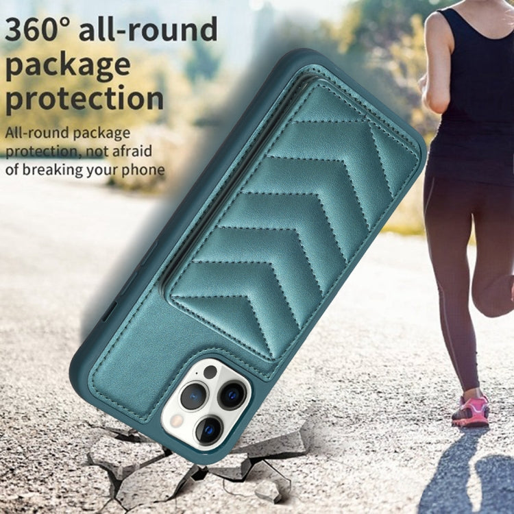 BF26 Wave Pattern Card Bag Holder Phone Case, For iPhone 12 Pro Max, For iPhone 11 Pro Max, For iPhone 11, For iPhone 11 Pro, For iPhone X / XS, For iPhone XR