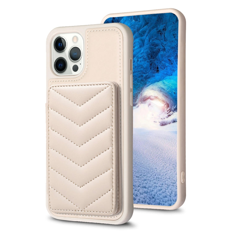 BF26 Wave Pattern Card Bag Holder Phone Case, For iPhone 12 Pro Max, For iPhone 11 Pro Max, For iPhone 11, For iPhone 11 Pro, For iPhone X / XS, For iPhone XR