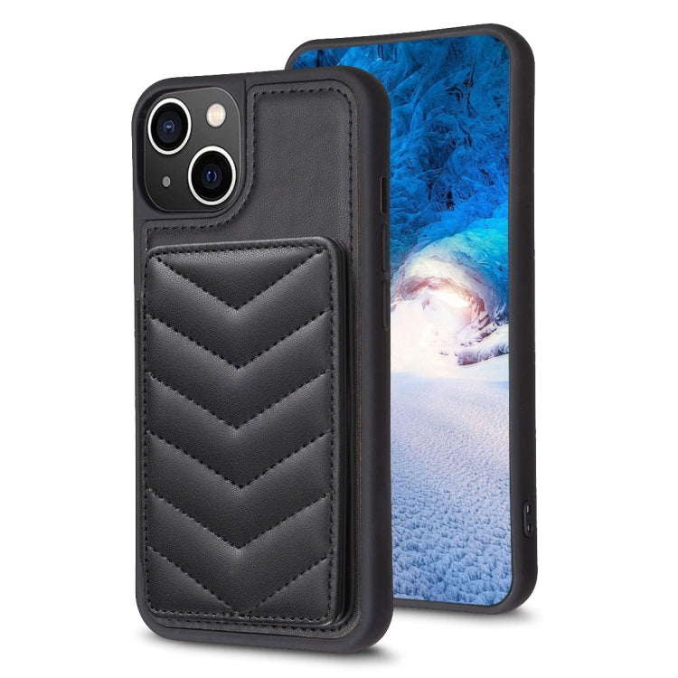 BF26 Wave Pattern Card Bag Holder Phone Case, For iPhone 12 Pro Max, For iPhone 11 Pro Max, For iPhone 11, For iPhone 11 Pro, For iPhone X / XS, For iPhone XR