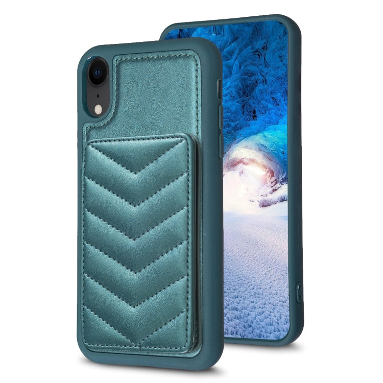 BF26 Wave Pattern Card Bag Holder Phone Case, For iPhone 12 Pro Max, For iPhone 11 Pro Max, For iPhone 11, For iPhone 11 Pro, For iPhone X / XS, For iPhone XR
