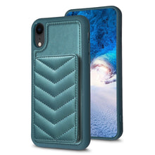 Load image into Gallery viewer, BF26 Wave Pattern Card Bag Holder Phone Case, For iPhone 12 Pro Max, For iPhone 11 Pro Max, For iPhone 11, For iPhone 11 Pro, For iPhone X / XS, For iPhone XR