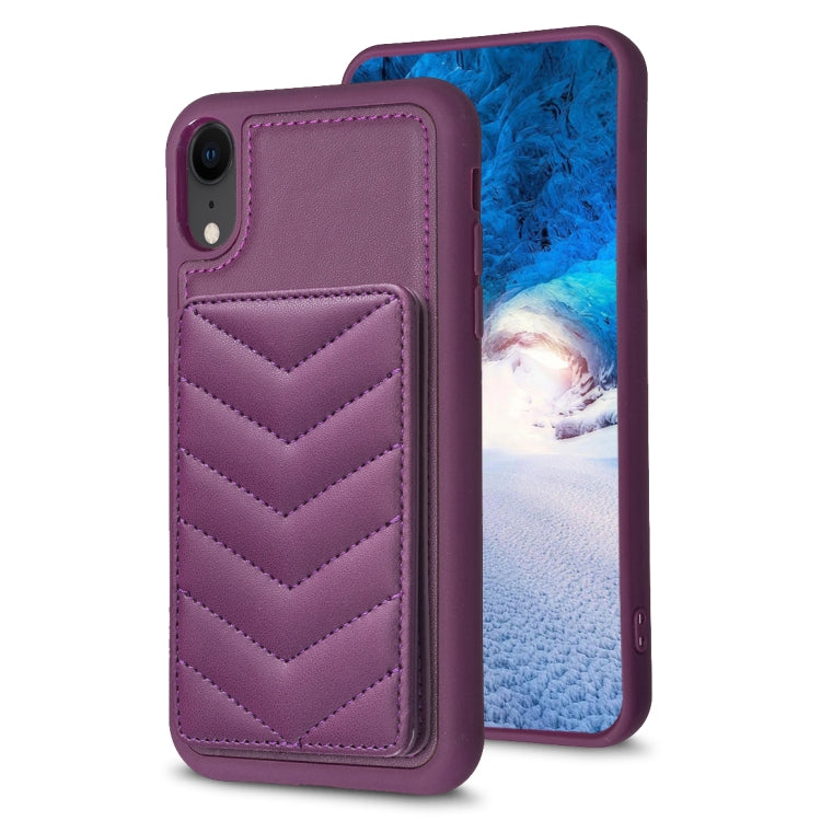 BF26 Wave Pattern Card Bag Holder Phone Case, For iPhone 12 Pro Max, For iPhone 11 Pro Max, For iPhone 11, For iPhone 11 Pro, For iPhone X / XS, For iPhone XR