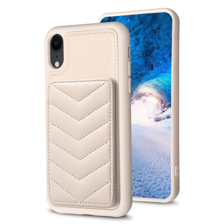 BF26 Wave Pattern Card Bag Holder Phone Case, For iPhone 12 Pro Max, For iPhone 11 Pro Max, For iPhone 11, For iPhone 11 Pro, For iPhone X / XS, For iPhone XR