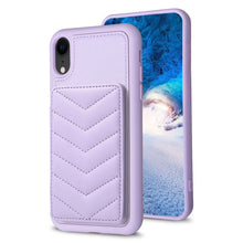 Load image into Gallery viewer, BF26 Wave Pattern Card Bag Holder Phone Case, For iPhone 12 Pro Max, For iPhone 11 Pro Max, For iPhone 11, For iPhone 11 Pro, For iPhone X / XS, For iPhone XR