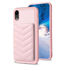 Load image into Gallery viewer, BF26 Wave Pattern Card Bag Holder Phone Case, For iPhone 12 Pro Max, For iPhone 11 Pro Max, For iPhone 11, For iPhone 11 Pro, For iPhone X / XS, For iPhone XR