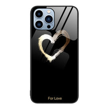 Load image into Gallery viewer, Colorful Painted Glass Phone Case, For iPhone 16, For iPhone 15 Pro Max, For iPhone 15 Pro