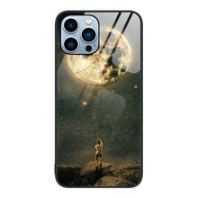 Load image into Gallery viewer, Colorful Painted Glass Phone Case, For iPhone 16, For iPhone 15 Pro Max, For iPhone 15 Pro