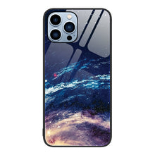 Load image into Gallery viewer, Colorful Painted Glass Phone Case, For iPhone 16, For iPhone 15 Pro Max, For iPhone 15 Pro