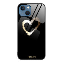 Load image into Gallery viewer, Colorful Painted Glass Phone Case, For iPhone 15 Plus, For iPhone 15