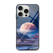 Load image into Gallery viewer, Colorful Painted Glass Phone Case, For iPhone 16 Pro Max, For iPhone 16 Pro, For iPhone 16 Plus