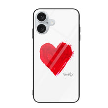 Load image into Gallery viewer, Colorful Painted Glass Phone Case, For iPhone 16 Pro Max, For iPhone 16 Pro, For iPhone 16 Plus
