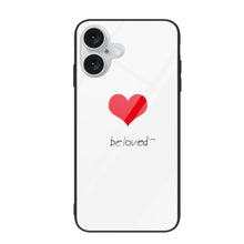 Load image into Gallery viewer, Colorful Painted Glass Phone Case, For iPhone 16 Pro Max, For iPhone 16 Pro, For iPhone 16 Plus