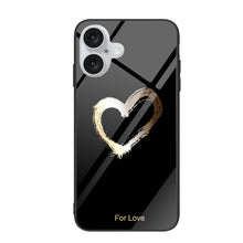Load image into Gallery viewer, Colorful Painted Glass Phone Case, For iPhone 16 Pro Max, For iPhone 16 Pro, For iPhone 16 Plus