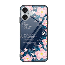Load image into Gallery viewer, Colorful Painted Glass Phone Case, For iPhone 16 Pro Max, For iPhone 16 Pro, For iPhone 16 Plus