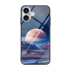 Load image into Gallery viewer, Colorful Painted Glass Phone Case, For iPhone 16 Pro Max, For iPhone 16 Pro, For iPhone 16 Plus