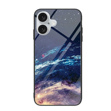 Load image into Gallery viewer, Colorful Painted Glass Phone Case, For iPhone 16 Pro Max, For iPhone 16 Pro, For iPhone 16 Plus