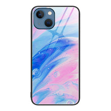 Load image into Gallery viewer, Marble Pattern Glass Protective Phone Case, For iPhone 15 Plus, For iPhone 15
