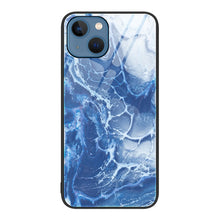 Load image into Gallery viewer, Marble Pattern Glass Protective Phone Case, For iPhone 15 Plus, For iPhone 15