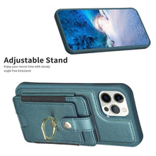 Load image into Gallery viewer, BF27 Metal Ring Card Bag Holder Phone Case, For iPhone 12 Pro Max, For iPhone 11 Pro Max, For iPhone 11, For iPhone 11 Pro, For iPhone X / XS, For iPhone XR