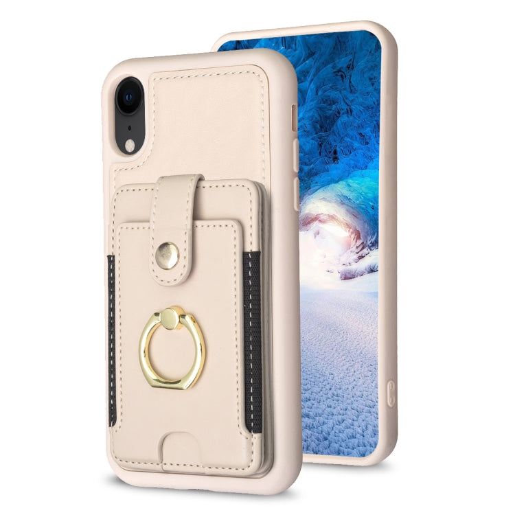 BF27 Metal Ring Card Bag Holder Phone Case, For iPhone 12 Pro Max, For iPhone 11 Pro Max, For iPhone 11, For iPhone 11 Pro, For iPhone X / XS, For iPhone XR