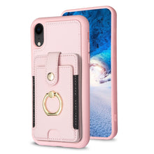 Load image into Gallery viewer, BF27 Metal Ring Card Bag Holder Phone Case, For iPhone 12 Pro Max, For iPhone 11 Pro Max, For iPhone 11, For iPhone 11 Pro, For iPhone X / XS, For iPhone XR