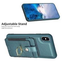 Load image into Gallery viewer, BF27 Metal Ring Card Bag Holder Phone Case, For iPhone XS Max, For iPhone 8 Plus / 7 Plus