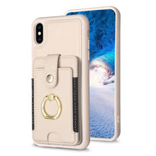 Load image into Gallery viewer, BF27 Metal Ring Card Bag Holder Phone Case, For iPhone XS Max, For iPhone 8 Plus / 7 Plus