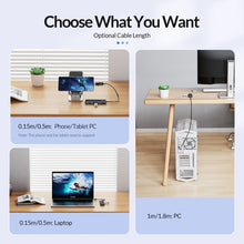 Load image into Gallery viewer, ORICO PAPW4A-U3 4 in 1 USB to USB Multi-function Docking Station HUB Adapter, PAPW4A-U3