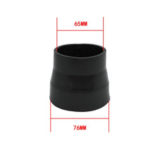Load image into Gallery viewer, XH-UN081 63mm-76mm Universal Car Air Intake System Air Filter Pipe Tube