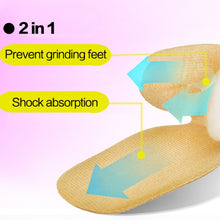 Load image into Gallery viewer, 1pair 2 in 1 Anti-grinding Silicone Thickened Heel Stickers