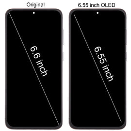 6.78 inch EU Version OLED LCD Screen Digitizer Full Assembly with Frame(Black)