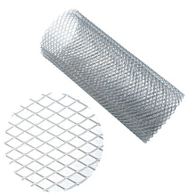Load image into Gallery viewer, XH-6013 100x33cm Universal Car Grill Mesh Aluminum Alloy Grille Insert Bumper, Small Hole, Large Hole