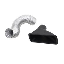 Load image into Gallery viewer, XH-UN099 Carbon Fiber Car Front Bumper Turbo Air Intake Inlet Pipe Air Funnel Kit, Round, Square