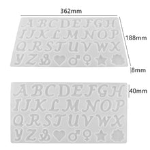 Load image into Gallery viewer, DIY Crystal Resin Epoxy Keychain Silicone Mirror Mold