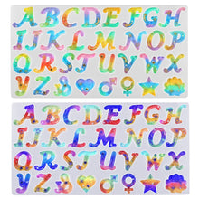 Load image into Gallery viewer, DIY Crystal Resin Epoxy Keychain Silicone Mirror Mold
