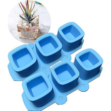 Load image into Gallery viewer, 3 Cups Love Ice Tray Silicone Mold Succulent Plaster Mold, Random Color Delivery