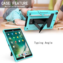 Load image into Gallery viewer, T-shaped Bracket Contrast Color Shockproof PC + Silicone Flat Protective Case